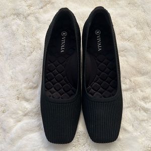 Vivaia Margot Square-Toe Wedge